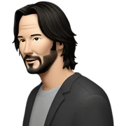 Keanu Reeves sticker