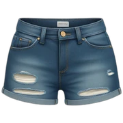 Denim shorts sticker