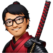 Fierce Samurai sticker