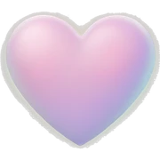 Heart-coloured-light-pastel-shade sticker
