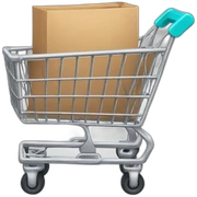 shopping cart sticker