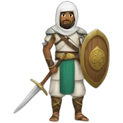 warrior muslim  sticker