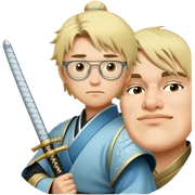 Elegant Samurai sticker