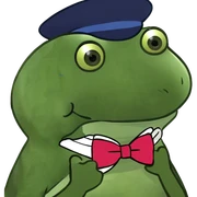 Frog sticker
