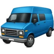 Big Blue Van sticker