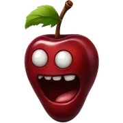 rotten cherry  sticker