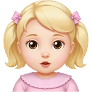 Baby girl sticker