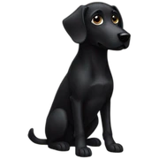 Black Dog sticker