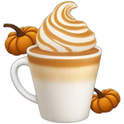 Pumpkin spice latte sticker