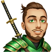 Emerald Samurai sticker