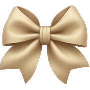 Bow beige  sticker