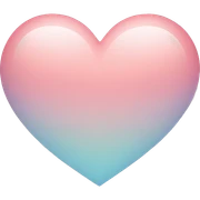 Heart with soft colors sticker