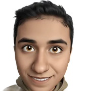 smiling boy with black hair sticker