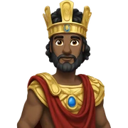 Greek King sticker