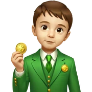 Golden Token sticker