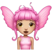 Melanie Martinez pink alien fairy sticker
