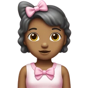 Hello kitty but the bow is pastel pink sticker