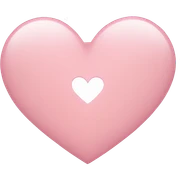 Light Pink Heart sticker