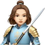 Elegant Samurai sticker