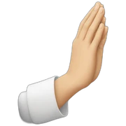 hand pray christian sticker