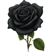 black rose sticker