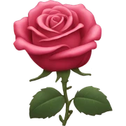 Rose sticker