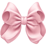 Baby pink bow  sticker
