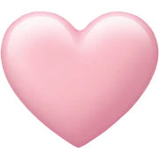 Pastel pink heart sticker