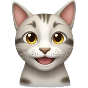 smiling cat sticker