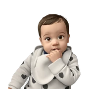 heartwarming moment with child sticker