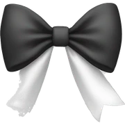 white bow sticker