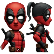 DEADPOOL LOVE sticker