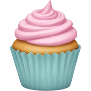 pastel pink cupcake sticker