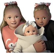happy moments with friends sticker