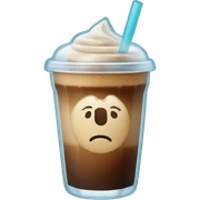 Ice coffee sticker