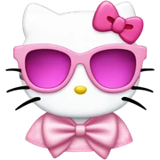 hello Kitty sunglasses  sticker