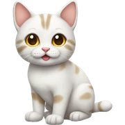Cute cat sticker