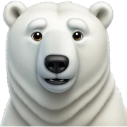 polar bear sticker