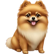 girl -pomeranian sticker
