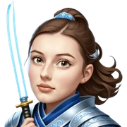 Moonlit Samurai sticker