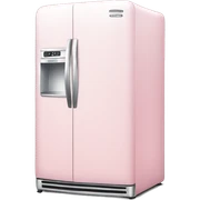 Light pink fridge sticker