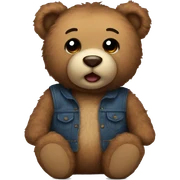 Teddy bear sticker