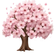 Cherry blossom tree sticker