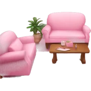 Pink room sticker