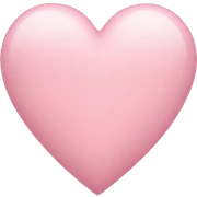 Light pink heart sticker