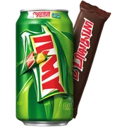 Mountain Dew and the chocolate bar  sticker