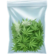 weed in a bag sticker