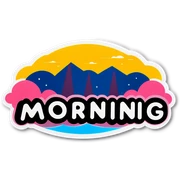 GOOD MORNING sticker