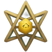 milky golden 3d merkaba emoji | AI Emoji Generator