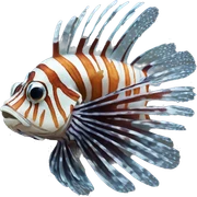 Lion fish  sticker